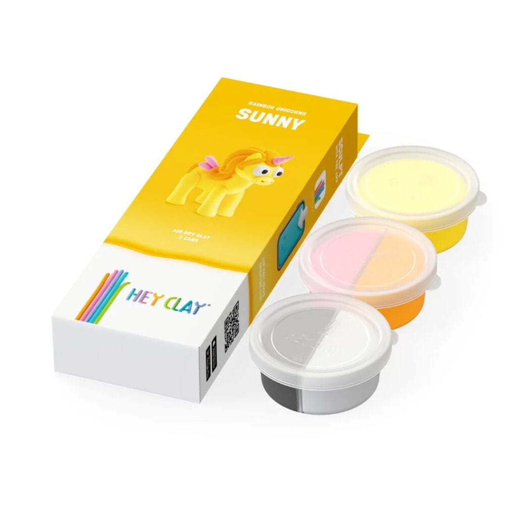 Hey clay - Unicorn Sunny 3 potjes
