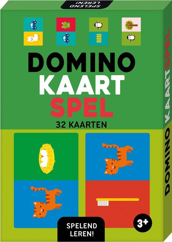 Spelen en leren - Domino kaartspel