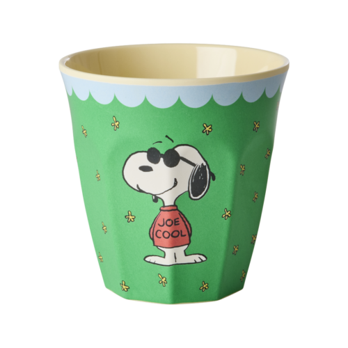 Rice - Melamine beker medium - Green Snoopy