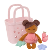 Lullababy - Badpop bruin haar in mandje