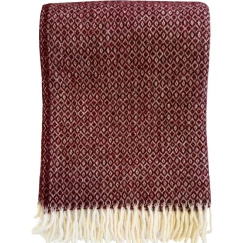 Klippan - Plaid Lima Burgundy