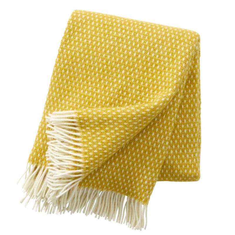 Klippan - Plaid Knut saffron