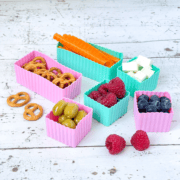 Yumbox - Set siliconen bakjes roze aqua