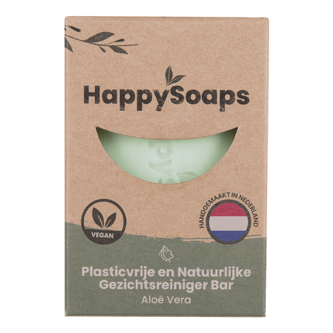 HappySoaps - Gezichtsreiniger bar - Aloe Vera