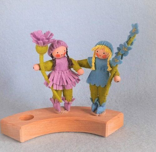 Pippilotta - Viltpakketje Distel en vergeet mij nietje