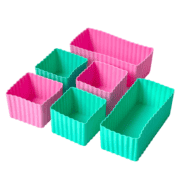 Yumbox - Set siliconen bakjes roze aqua