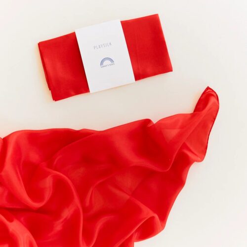 Sarah's Silks - Speelzijde klein rood