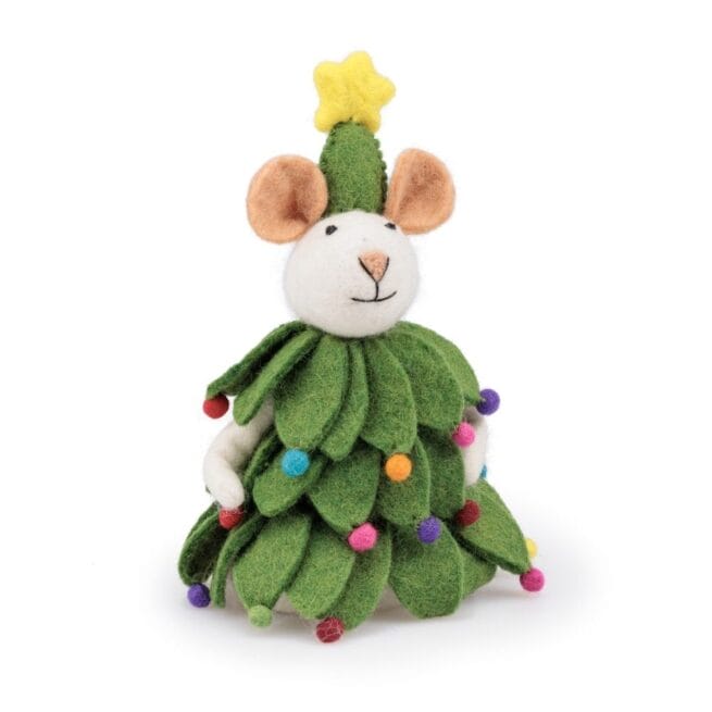 Sjaal met Verhaal - Kerstboom muis