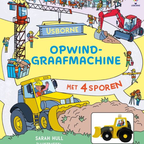 PRE ORDER Opwindgraafmachine - boek met 4 sporen
