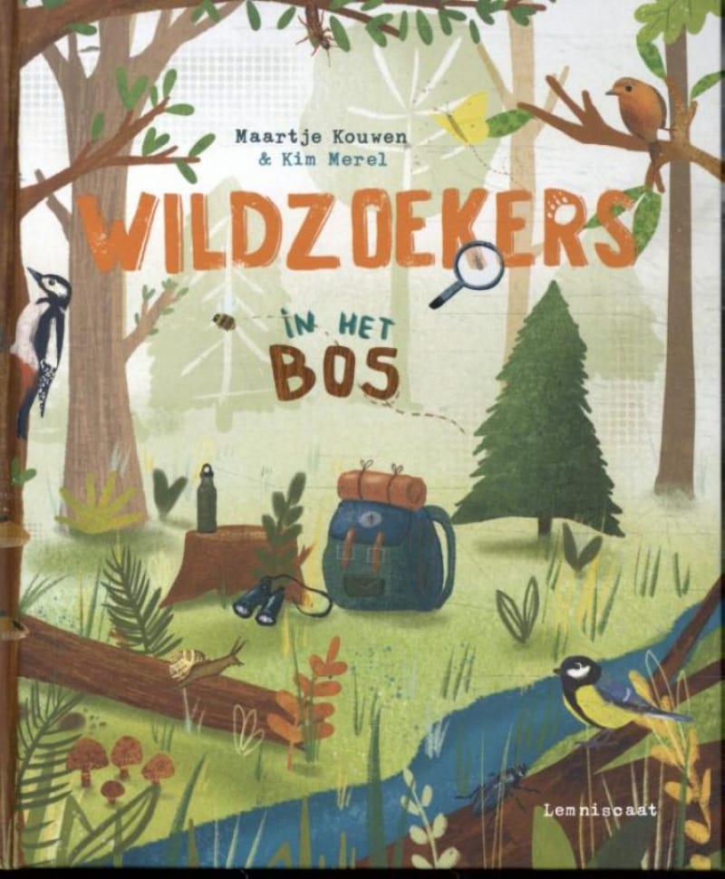 Wildzoekers in het bos