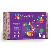 Connetix Magnetic tiles - RAINBOW starter pack 60 piece
