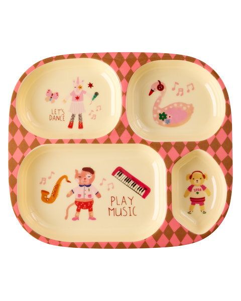 Rice - Melamine vakkenbord - Pink music band