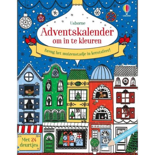 Usborne - Adventkalender om in te kleuren