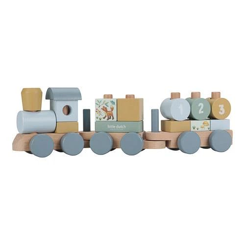 Little Dutch - Houten blokkentrein forest