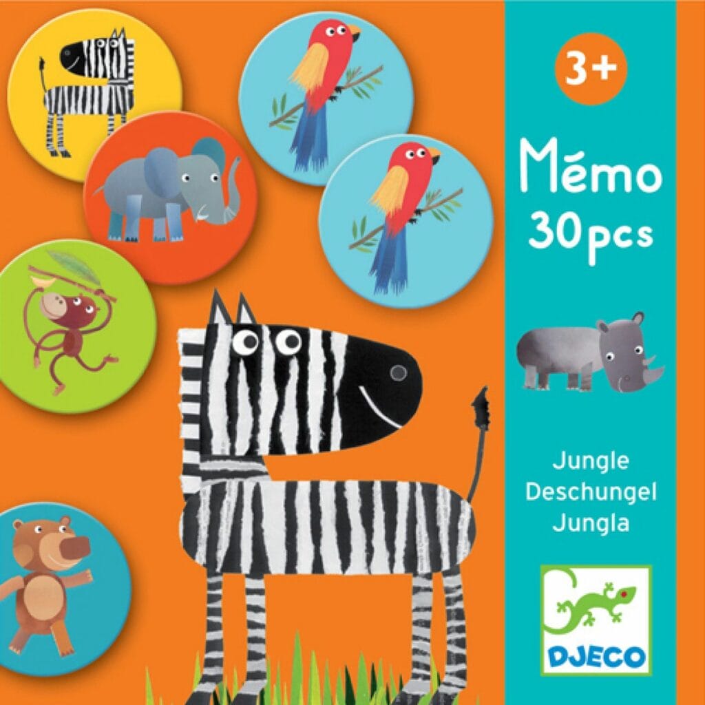 Djeco - Memory spel jungle