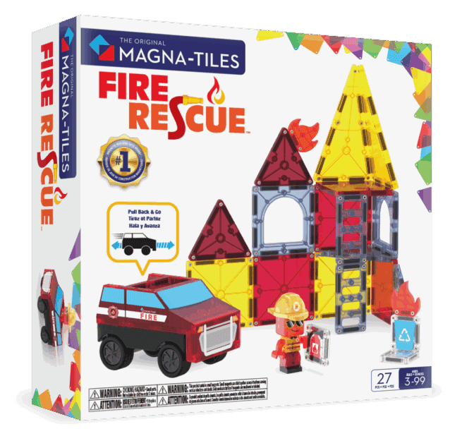 Magnatiles - Brandweer Fire Station 27-Piece Set