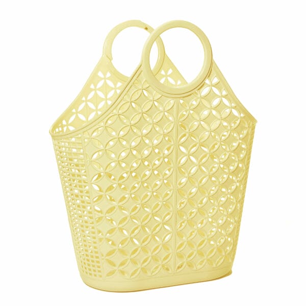 Sunjellies -Atomic tote bag yellow