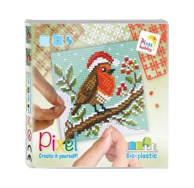 Pixelhobby - Pixelset kerst vogel