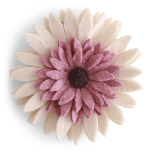 Gry & Sif - Muurbloem Gerbera wit