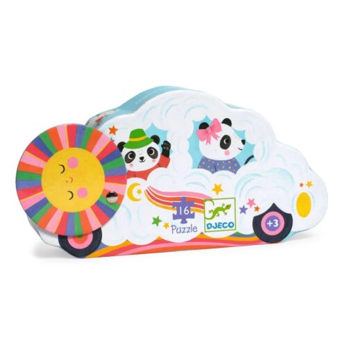 Djeco - Puzzel wolkenauto 16 stukjes