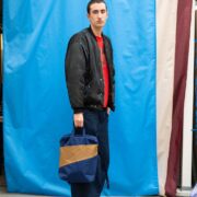 Susan Bijl - Backpack Navy Camel