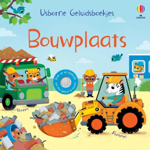 Usborne - Geluidenboek bouwplaats