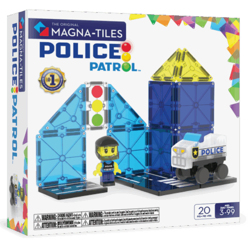 Magnatiles - Police Station 20-Piece Set