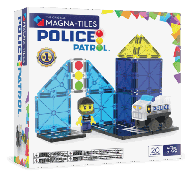 Magnatiles - Police Station 20-Piece Set