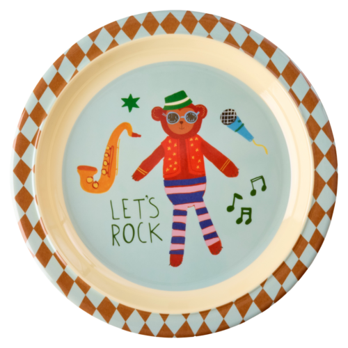 Rice - Melamine bord - Blue music band