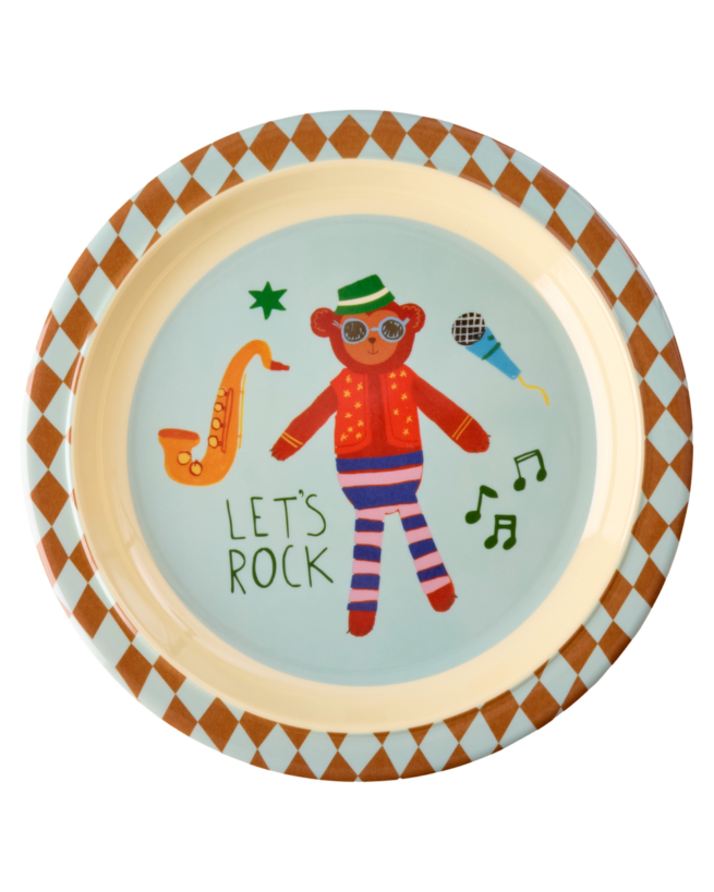 Rice - Melamine bord - Blue music band