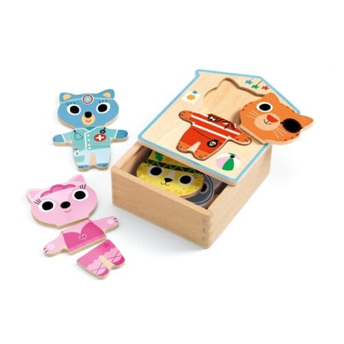 Djeco - Dress up aankleedpuzzel