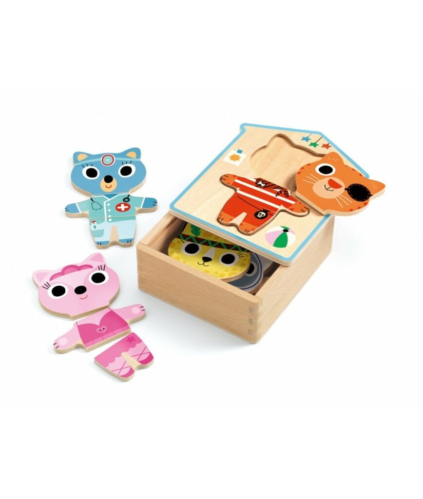 Djeco - Dress up aankleedpuzzel