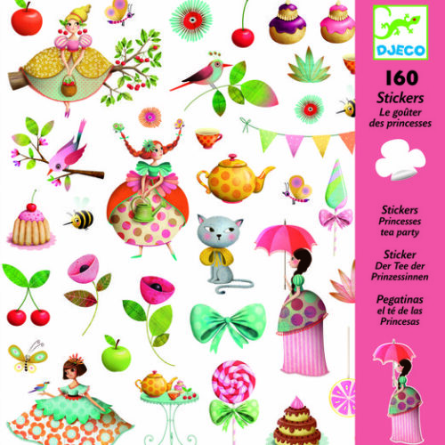 Djeco - Stickers prinses theepartijtje