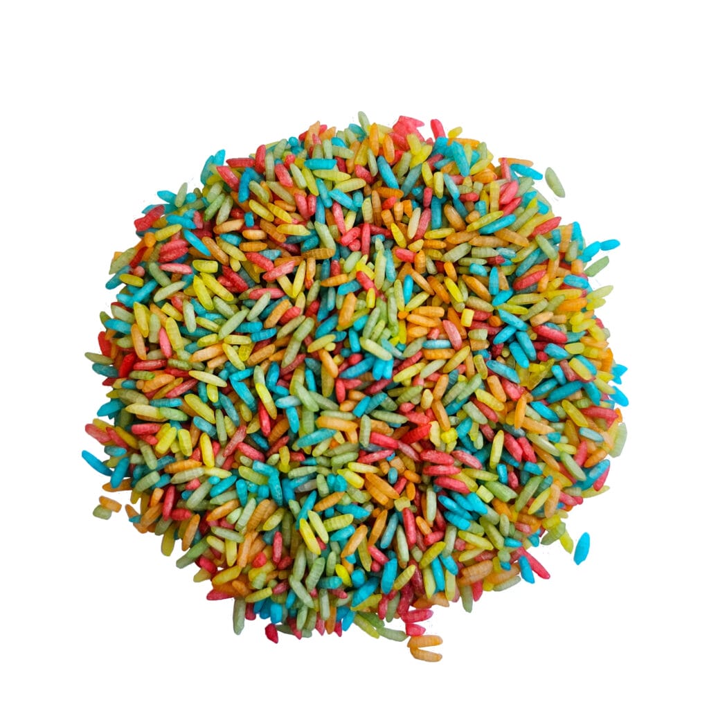 Grennn - Speelrijst regenboog 750 gram