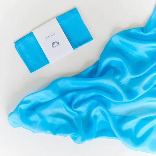 Sarah's Silks - Speelzijde klein turquoise