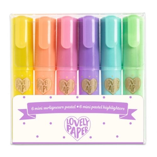 Djeco - 6 pastel highlighters