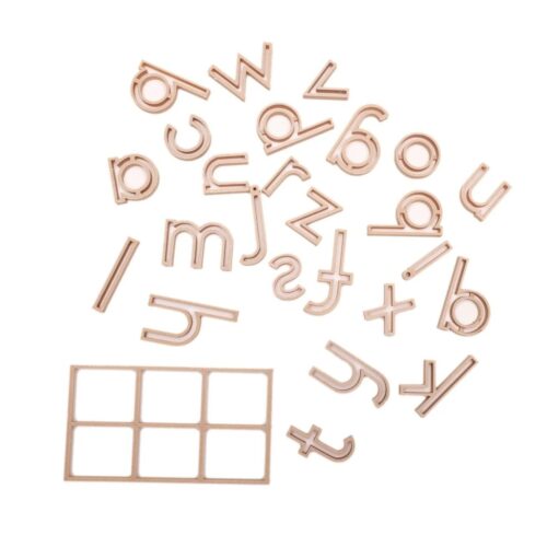 Grennn - Uitsteekvormen zand - letters