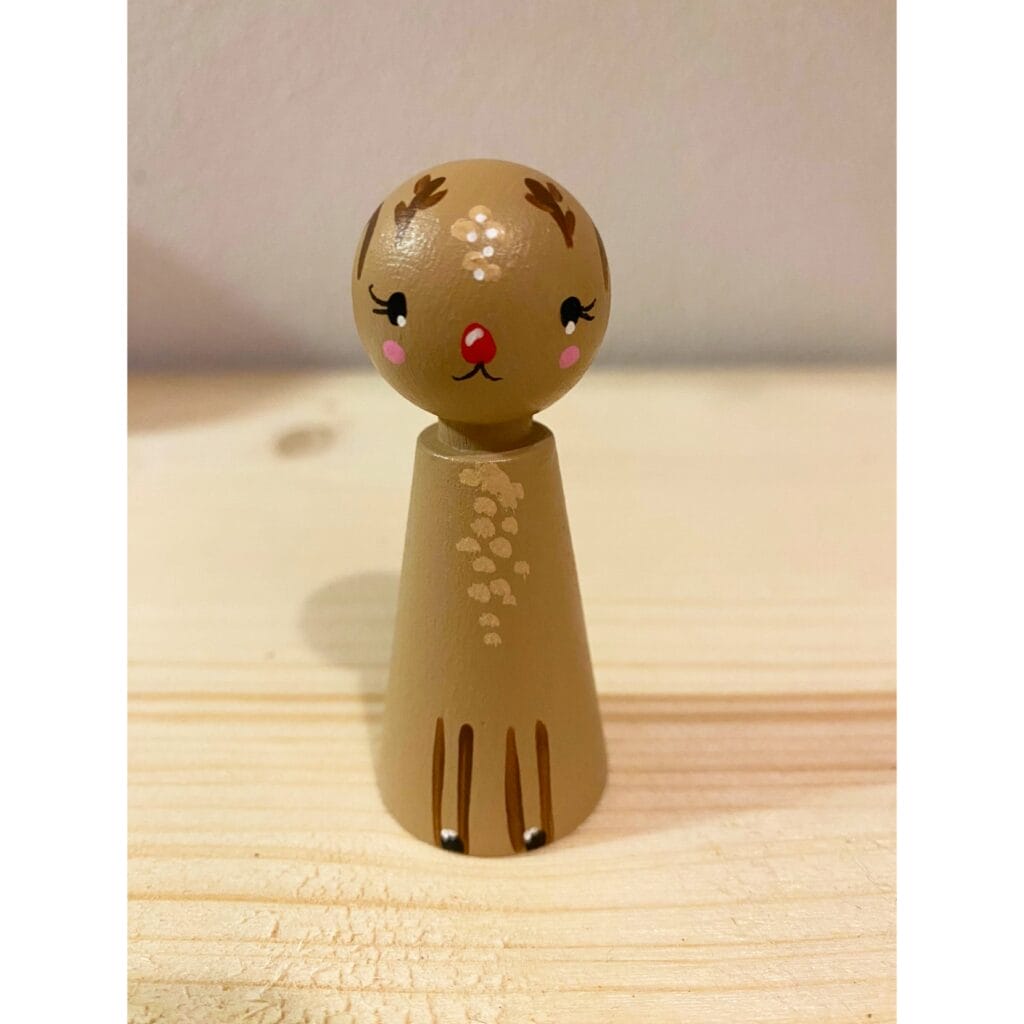 Peg doll - Rendier