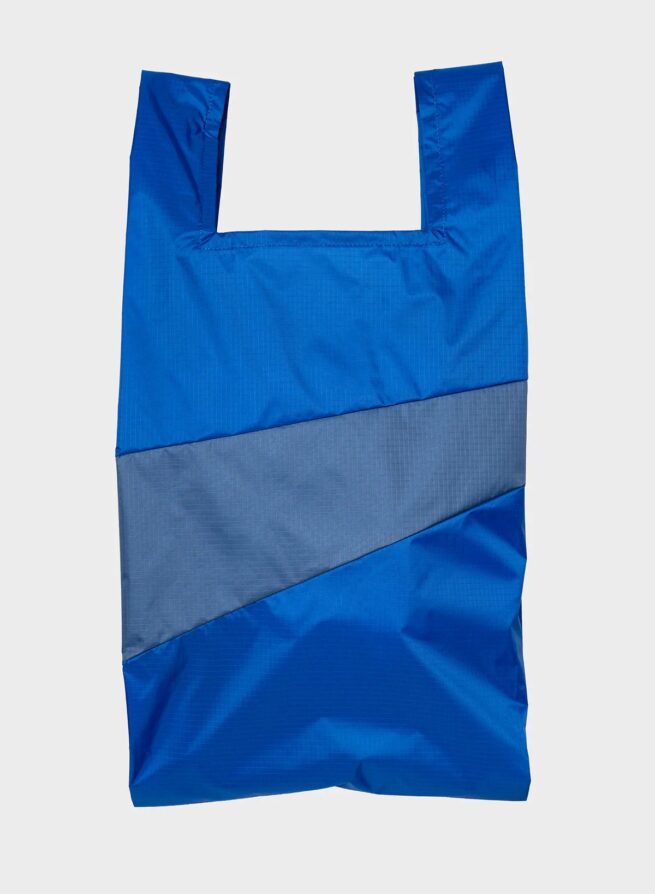 Susan Bijl - The new shopping bag - Large - Blue dark petrol