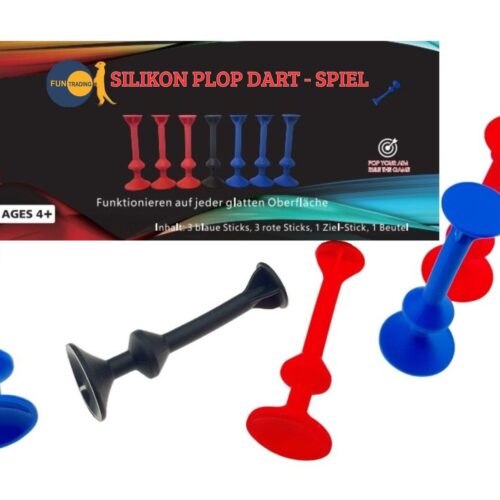 Siliconen plop dart spel