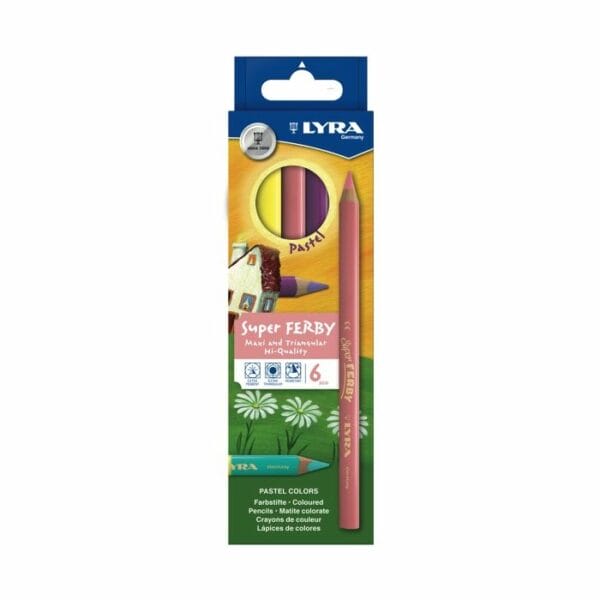 Lyra - Super Ferby pastel potloden 6 stuks