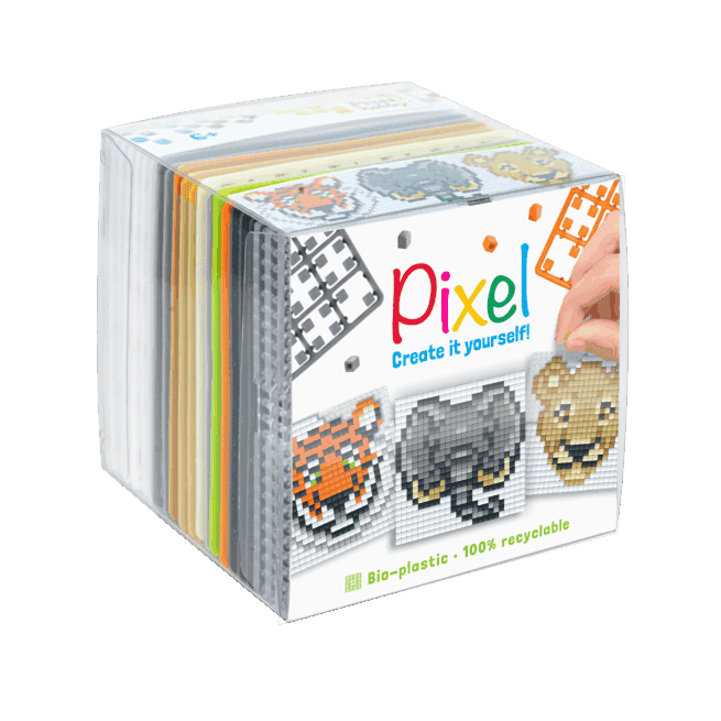Pixelhobby - 3pack wilde dieren
