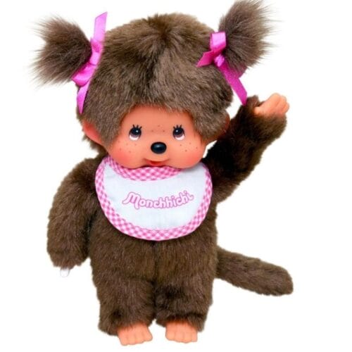 Monchhichi - Meisje met slab roze