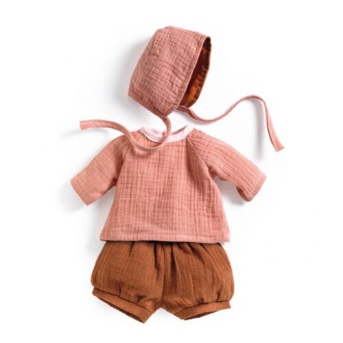 Djeco - Pomea Poppenkleertjes peach 32 cm