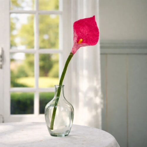 Sjaal met verhaal - Calla Magenta
