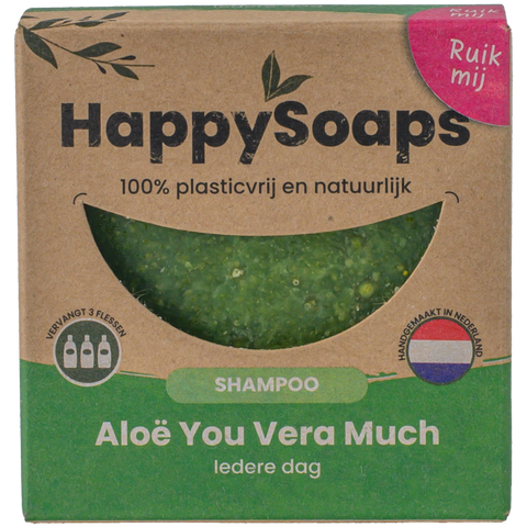 HappySoaps - Shampoo bar - Aloe you vera much