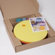 Grimms x Stapelstein - Rolling discs warm pastel
