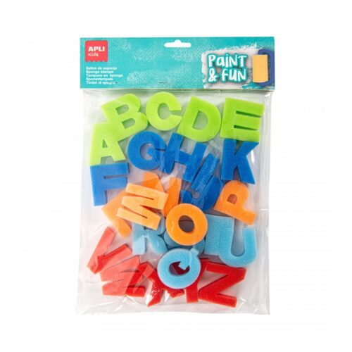 Apli - Stempel sponzen letters