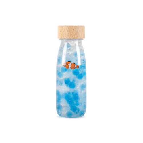 Petit Boum - Sensorische fles Nemo visje blauw water