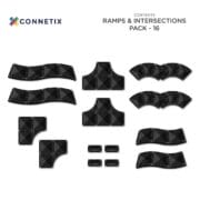 SALE Connetix Magnetic tiles - Creative roads Ramps & Intersections 16 pack